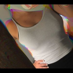 Comfy blue tank brandy Melville